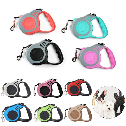 Retractable Dog/Cat Leash, Made with Nylon, 3 or 5 meters - For Any Size Dog!